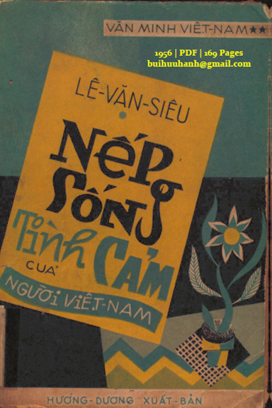 Nếp Sống Tình Cảm Của Người Việt Nam (NXB Hướng Dương 1956) - Lê Văn Siêu, 169 Trang