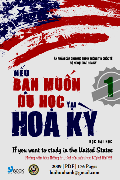 Nếu Bạn Muốn Du Học Tại Hoa Kỳ Tập 1 (NXB Trẻ 2009) - Kathleen Alam, 176 Trang