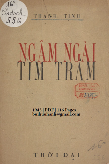 Ngậm Ngải Tìm Trầm (NXB Thời Đại 1943) - Thanh Tịnh, 116 Trang