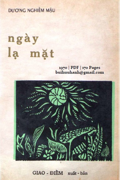 Ngày Lạ Mặt (NXB Giao Điểm 1968) - Dương Nghiễm Mậu, 170 Trang