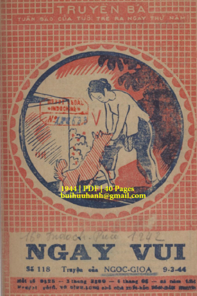 Ngày Vui (NXB Tân Dân 1944) - Ngọc Giao, 40 Trang