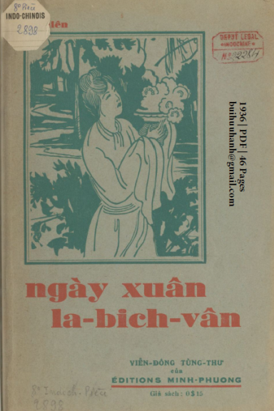 Ngày Xuân La Bích Vân (NXB Minh Phương 1936) - Tân Hiến, 46 Trang