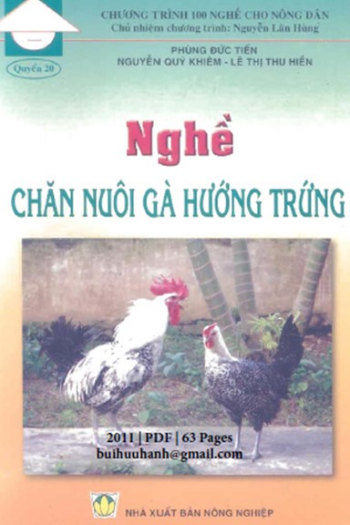 Nghề Chăn Nuôi Gà Hướng Trứng (NXB Nông Nghiệp 2011) - Phùng Đức Tiến, 63 Trang
