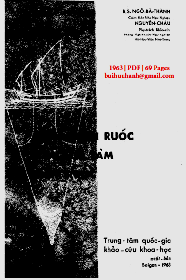Nghề Đánh Ruốc Và Cách Làm Mắm Ruốc (NXB Sài Gòn 1963) - Ngô Bá Thành, 69 Trang