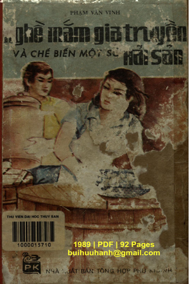 Nghề Mắm Gia Truyền Và Chế Biến Một Số Hải Sản (NXB Tổng Hợp 1989) - Phạm Văn Vinh, 92 Trang