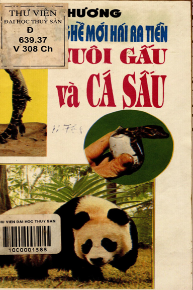 Nghề Mới Hái Ra Tiền-Nuôi Gấu Và Cá Sấu (NXB Tổng Hợp 1994) - Việt Chương, 163 Trang