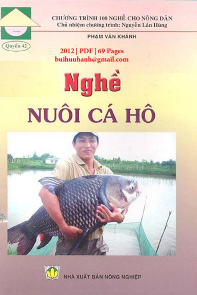 Nghề Nuôi Cá Hô (NXB Nông Nghiệp 2012) - Phạm Văn Khánh, 69 Trang