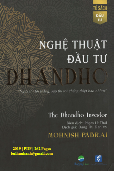 Nghệ Thuật Đầu Tư Dhandho (NXB Văn Hóa Văn Nghệ 2019) - Mohnish Pabrai, 262 Trang