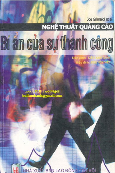 Nghệ Thuật Quảng Cáo Bí Ẩn Của Sự Thành Công (NXB Lao Động Xã Hội 2005) - Joe Grimalde, 176 Trang