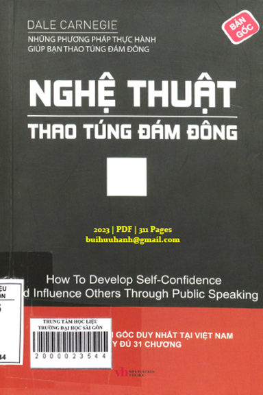 Nghệ Thuật Thao Túng Đám Đông (NXB Văn Học 2023) - Dale Carnegie, 311 Trang
