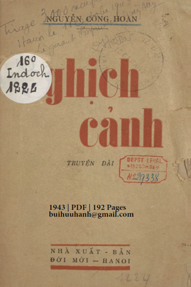 Nghịch Cảnh (NXB Đời Mới 1943) - Nguyễn Công Hoan, 192 Trang