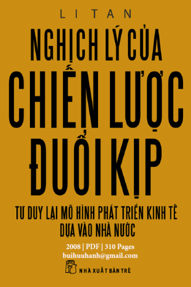 Nghịch Lý Của Chiến Lược Đuổi Kịp (NXB Trẻ 2008) - Li Tan, 310 Trang