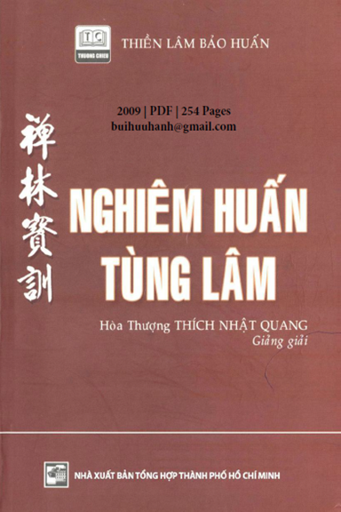 Nghiêm Huấn Tùng Lâm (NXB Tổng Hợp 2009) - Thích Nhật Quang, 254 Trang
