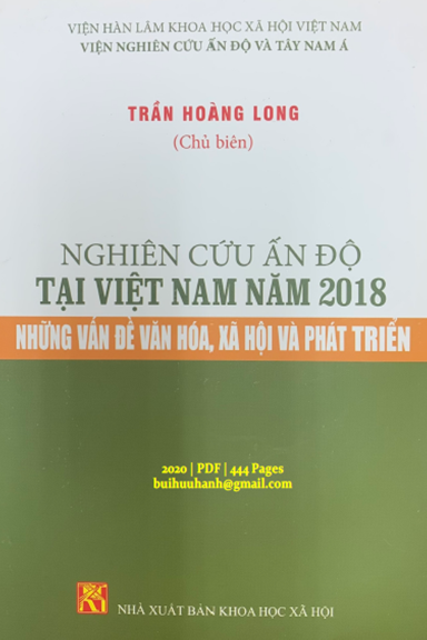Nghiên Cứu Ấn Độ Tại Việt Nam Năm 2018 Những Vấn Đề Văn Hóa, Xã Hội Và Phát Triển - Trần Hoàng Long