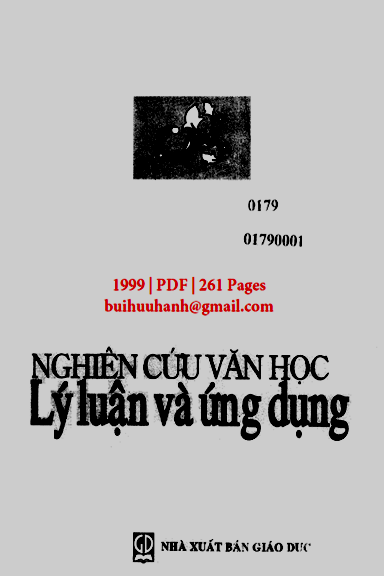 Nghiên Cứu Văn Học Lý Luận Và Ứng Dụng (NXB Giáo Dục 1999) - Nguyễn Văn Dân, 261 Trang