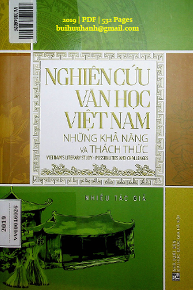 Nghiên Cứu Văn Học Việt Nam Những Khả Năng Và Thách Thức (NXB Đại Học Quốc Gia 2019) - Trần Hải Yến