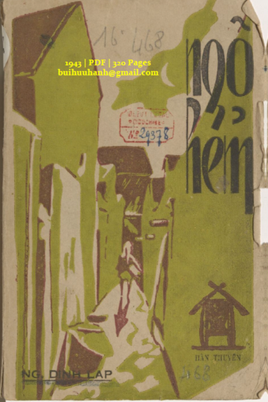 Ngõ Hẻm (NXB Hàn Thuyên 1943) - Nguyễn Đình Lạp, 320 Trang