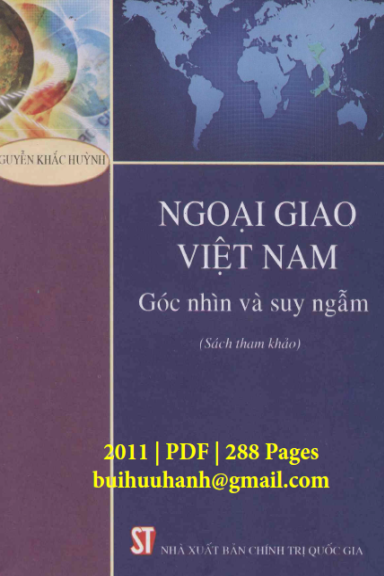 Ngoại Giao Việt Nam Góc Nhìn Và Suy Ngẫm (NXB Chính Trị 2011) - Nguyễn Khắc Huỳnh, 288 Trang