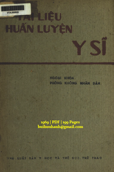 Ngoại Khoa, Phòng Không Nhân Dân (NXB Y Học 1969) - Phan Liên, 199 Trang