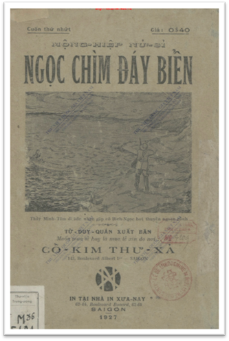 Ngọc Chìm Đáy Biển (NXB Xưa Nay 1927) - Mộng Hiệp, 158 Trang