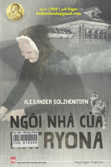 Ngôi Nhà Của Matryona (NXB Phụ Nữ 2022) - Alexander Solzhenitsyn, 328 Trang
