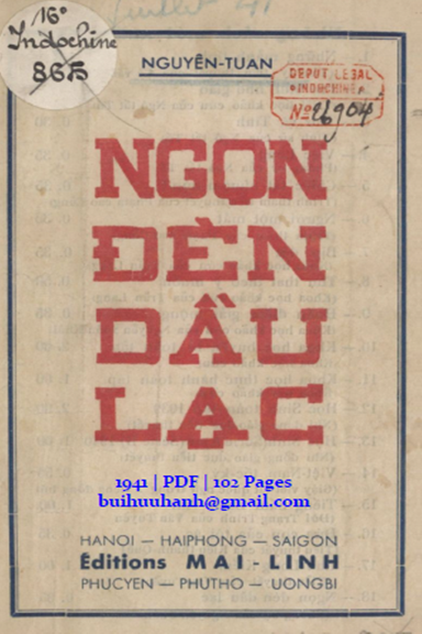 Ngọn Đèn Dầu Lạc (NXB Mai Lĩnh 1941) - Nguyễn Tuân, 102 Trang
