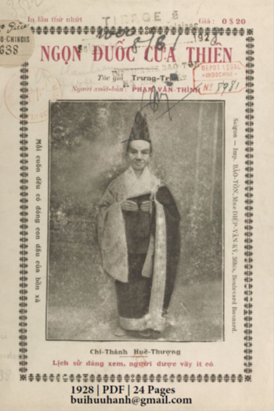 Ngọn Đuốc Cữa Thiền (NXB Bảo Tồn 1928) - Trưng Trắc, 24 Trang