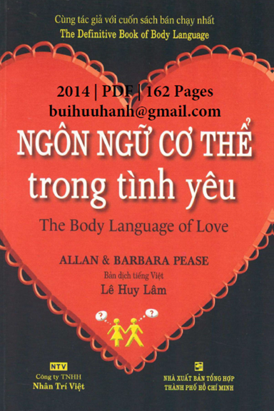 Ngôn Ngữ Cơ Thể Trong Tình Yêu (NXB Tổng Hợp 2014) - Allan Pease, 162 Trang