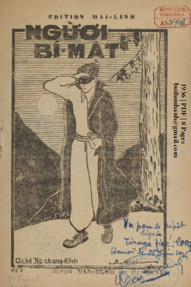 Người Bí Mật Số 1-10 (NXB Mai Lĩnh 1936) - Văn Dùng, 80 Trang