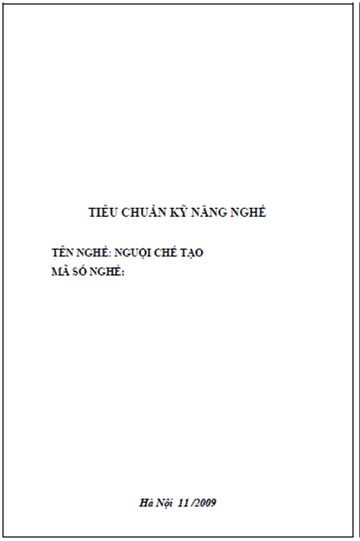 Nguội Chế Tạo (NXB Hà Nội 2009) - Trần Hữu Thể, 198 Trang