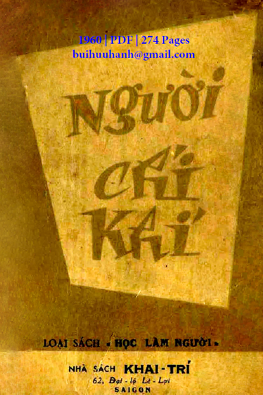 Người Chí Khí (NXB Khai Trí 1960) - Hoàng Xuân Việt, 274 Trang