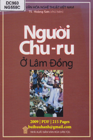 Người Chu Ru Ở Lâm Đồng (NXB Văn Hóa Dân Tộc 2009) - Hoàng Sơn, 215 Trang