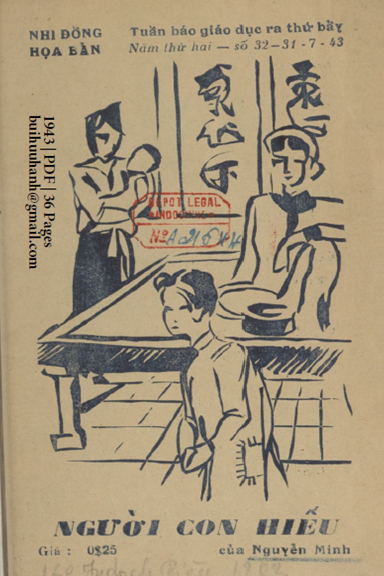 Người Con Hiếu (NXB Lượm Lúa Vàng 1943) - Nguyễn Minh, 36 Trang