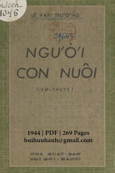 Người Con Nuôi (NXB Đời Mới 1944) - Lê Văn Trương, 269 Trang