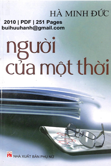 Người Của Một Thời (NXB Phụ Nữ 2010) - Hà Minh Đức, 251 Trang