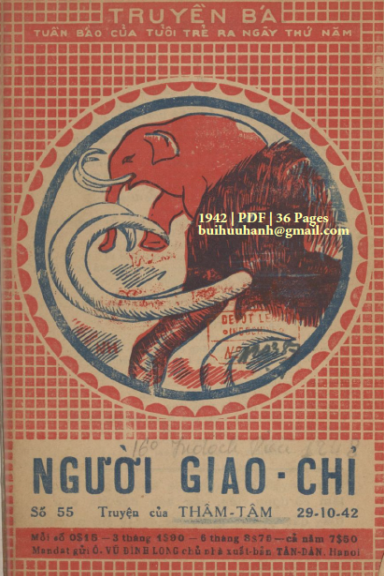 Người Giao Chỉ (NXB Tân Dân 1942) - Thâm Tâm, 36 Trang