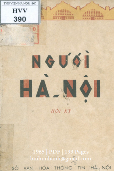 Người Hà Nội Tập 4 (NXB Hà Nội 1965) - Nguyễn Bắc, 193 Trang