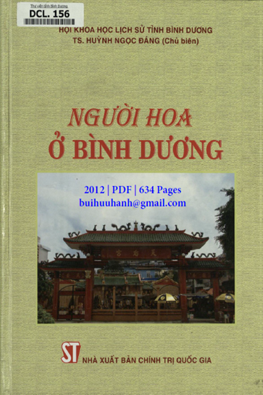 Người Hoa Ở Bình Dương (NXB Chính Trị 2012) - Huỳnh Ngọc Đáng, 634 Trang