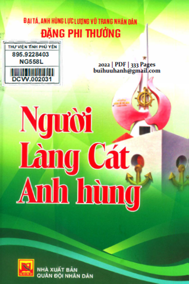 Người Làng Cát Anh Hùng (NXB Quân Đội 2022) - Đặng Phi Thưởng, 333 Trang