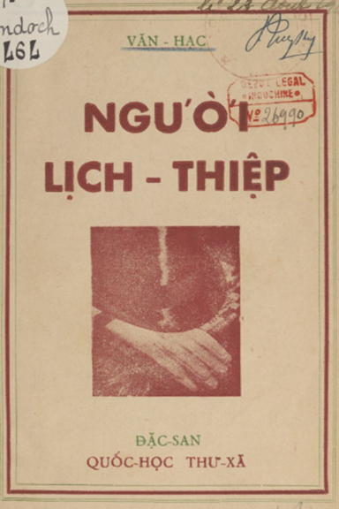 Người Lịch Thiệp (NXB Quốc Học Thư Xã 1941) - Văn Hạc, 148 Trang