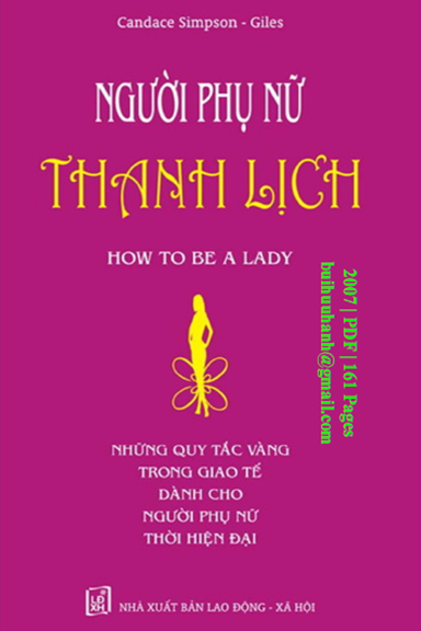Người Phụ Nữ Thanh Lịch (NXB Lao Động Xã Hội 2007) - Candace Simpson, 160 Trang