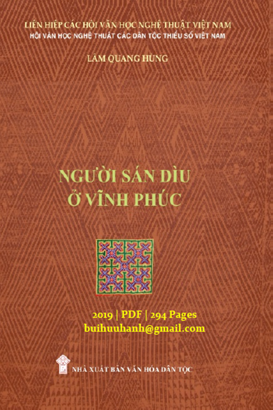 Người Sán Dìu Ở Vĩnh Phúc (NXB Văn Hóa Dân Tộc 2019) - Lâm Quang Hùng, 294 Trang