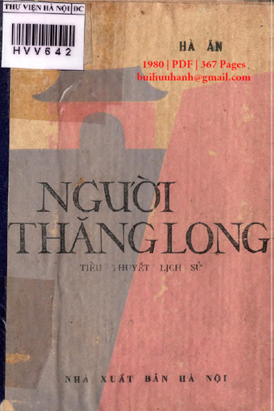 Người Thăng Long (NXB Hà Nội 1980) - Hà Ân, 367 Trang