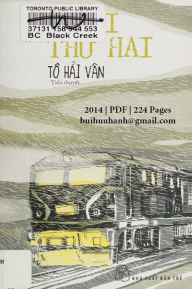 Người Thứ Hai (NXB Trẻ 2014) - Tô Hải Vân, 224 Trang