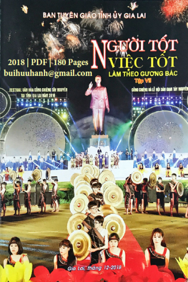Người Tốt Việc Tốt Làm Theo Gương Bác Hồ Tập 7 (NXB Gia Lai 2018) - Lê Phan Lương, 180 Trang