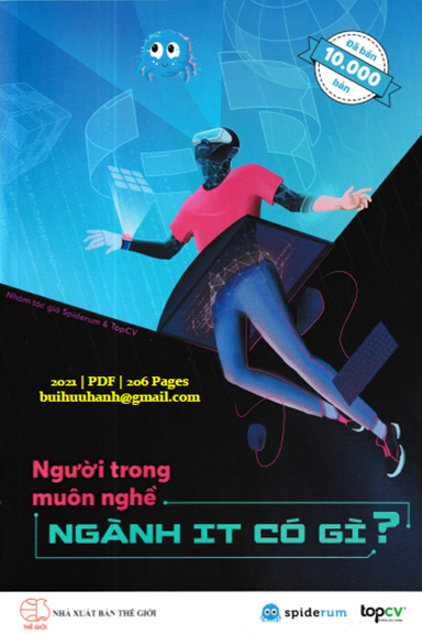 Người Trong Muôn Nghề Ngành IT Có Gì (NXB Thế Giới 2021) - Spiderum TopCV, 206 Trang