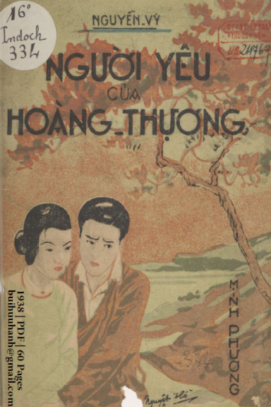 Người Yêu Của Hoàng Thượng (NXB Minh Phương 1938) - Nguyễn Vỹ, 60 Trang