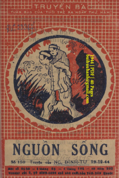 Nguồn Sống (NXB Tân Dân 1944) - Nguyễn Đình Tư, 40 Trang