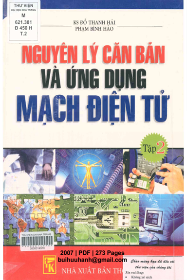 Nguyên Lý Căn Bản Và Ứng Dụng Mạch Điện Tử Tập 2 (NXB Thống Kê 2007) - Đỗ Thanh Hải, 273 Trang