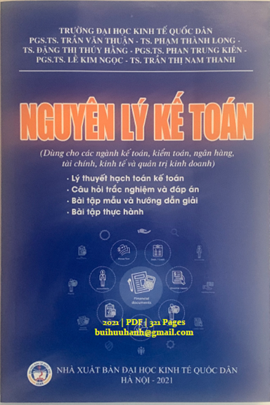 Nguyên Lý Kế Toán (NXB Kinh Tế Quốc Dân 2021) - Trần Văn Thuận, 321 Trang